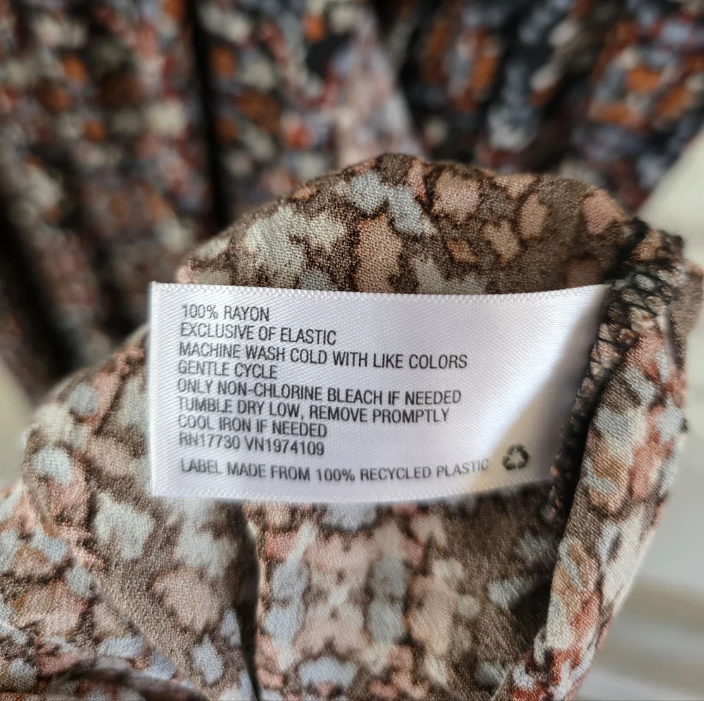 Knox Rose Black and Brown Maxi Wrap Boho Dress - Picture 7 of 9